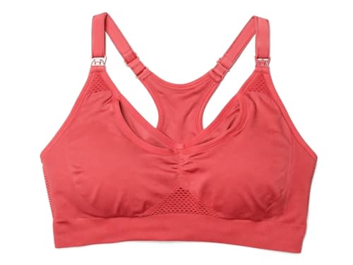 Image of iloveSIA Nursing Bras for Mom Breastfeeding, Seamless Supportive Sleep Bra for Maternity Postpartum S-2XL 3Pack