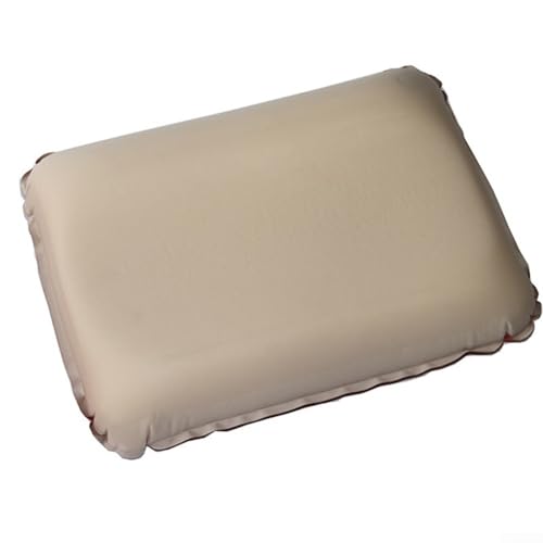 Almohada inflable automática al aire libre con relleno de esponja suave y soporte para el cuello para un sueño tranquilo y reparador