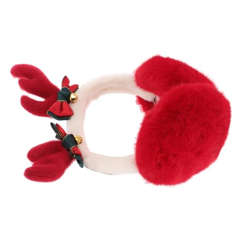 Ipetboom Christmas Ear Warmer for Women Soft Furry Ear Muffs for Ladies Boys and Girls Adults