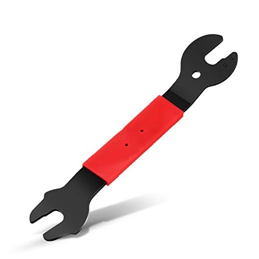 Skylety Bike Pedal Wrench Double Sided Bicycle Spanner 15/16/17 mm Pedal Repair Crank Wrench Bicycle Pedal Removal Tool for Biking Cycling Mountain Bike Repair and Maintenance