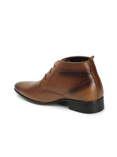 Image of Carlton London Men's Leather Lace-Up Chukka Boots