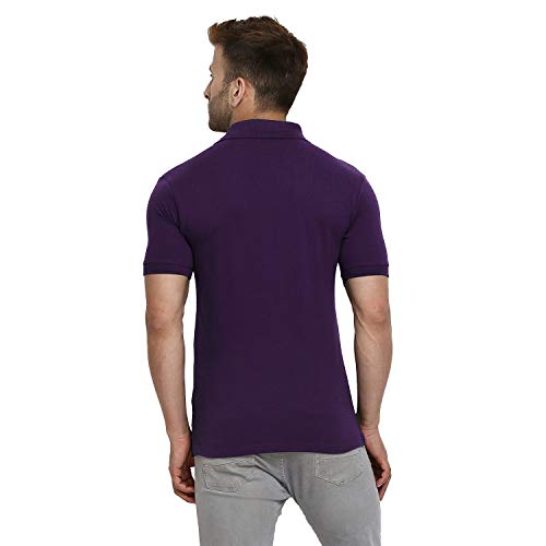 Image of CHKOKKO Men's Cotton Regular Fit Half Sleeves Polo T-Shirt