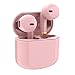 Produktbild KOSPET Bluetooth Kopfhörer in Ear, Kopfhörer Kabellos mit Voll Bereichslaut Sprecher, IPX4 Wasserdicht, Bluetooth 5.1 Wireless Headset Touch Control für Alle Smartphones (Pink)