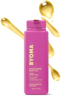 BYOMA Nourishing Body Oil - For All Skin Types - Lightweight, Fast-Absorbing Body Oil with Jojoba & Seabuckthorn - Hydrates, Brightens & Restores Skin Barrier - 6.76 fl oz