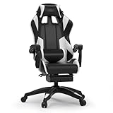 Confortil Chaise Gaming Ergonomique,Fauteuil avec Repose-piedsrétractable et Appui-tête,...