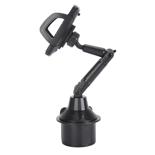 Suporte de telefone com suporte de copo, suporte de telefone com rotação de 360°, almofada de esponj