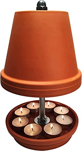 Foyer à bougie chauffe-plat - Jusqu'à 8 bougies chauffe-plats - Pour jardin, terrasse, cheminée, four Cover