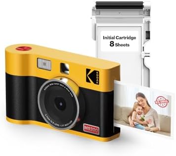 KODAK Mini 3 ERA Stampante Fotografica Portatile - Stampe 7.6x7.6cm, Bluetooth, Con 60 Fogli (Giallo) - Foto 6