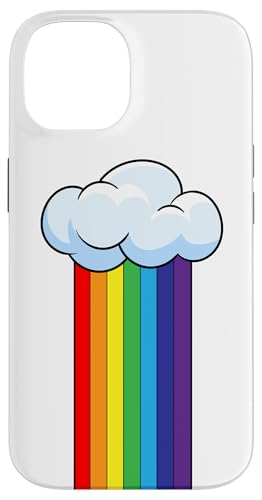 ONE LOVE - Rainbow Rain with Cloud - LGBT QCvCh X}zP[X iPhone 14 p