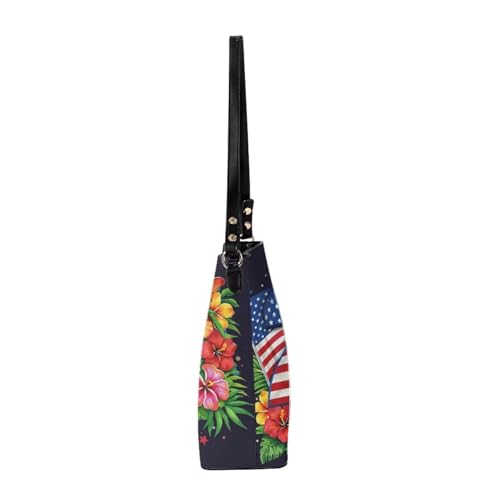 Image of HUGS IDEA Boho Bags for Women Leather Handbag Shoulder Bucket Crossbody Purse