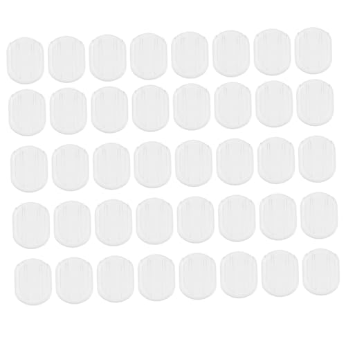HIAKDOFT 40 Stück Transparente Kunststoff Ohrclip Polster Ovaler Rutschfester Ohrclip Schutz für Schmerzfreie Ohrringe ohne Ohrlöcher Langlebige Ohrclipschutzpads für Damen und DIY Schmuck HIAKDOFT 40 Stück Transparente Kunststoff Ohrclip Polster Ovaler Rutschfester Ohrclip Schutz für Schmerzfreie Ohrringe ohne Ohrlöcher Langlebige Ohrclipschutzpads für Damen und DIY Schmuck