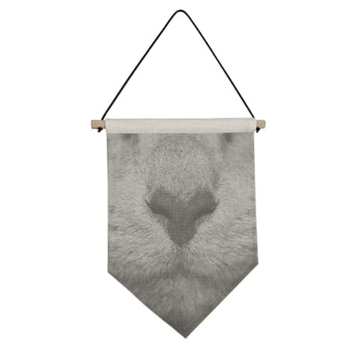 Drapeau de chat en toile premium avec impression haute definition
