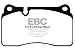 EBC Brakes Redstuff 3000 Series Sport Brake Pad Set DP32070C to Fit AUDI,SEAT