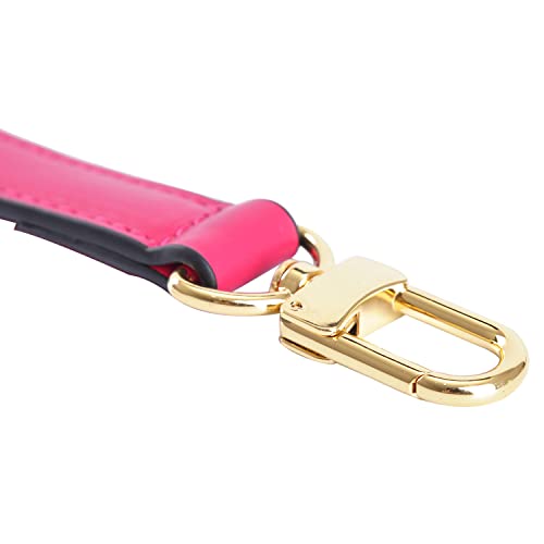 Image of Genuine Leather Plain Strap Replacement Top Handle Leather Strap for Handbag (Rose, 26 in)