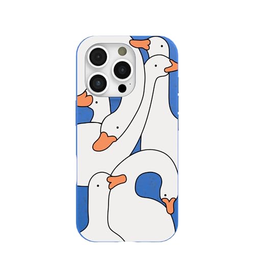 Pela | Phone Case Compatible with iPhone 16 Pro | Limited Edition | Compatible with MagSafe | Cute Eco Friendly | Silly Goose - image 1