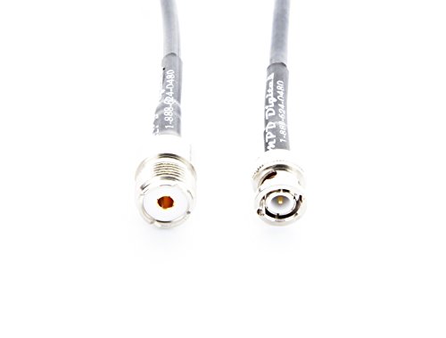 MPD Digital RF coaxial Cable BNC Male to UHF SO239 Female RG58 3 FT | RG-58u MILSPEC US Made Coax (TM)