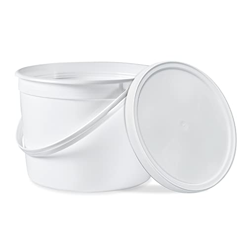 ePackageSupply-1-Gallon-Food-Grade-Freezer-Safe-Round-Plastic-Bucket-with-Lids-Made-in-USA-BPA-Free-Premium-HPDE-Ice-Cream-Soup-prep-containers-25-Pack
