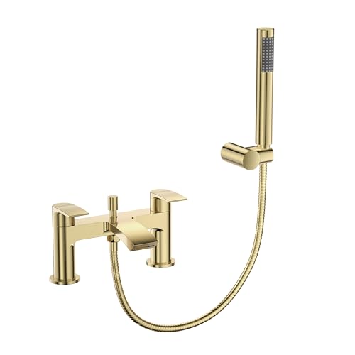 VeeBath Cascade Mitigeur bain/douche – Finition laiton brossé, entrée G3/4