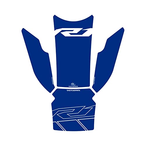 MOTOGRAFIX タンクパッド YAMAHA YZF-R1/M 15- ブルー/ブルー MT-TY026BB