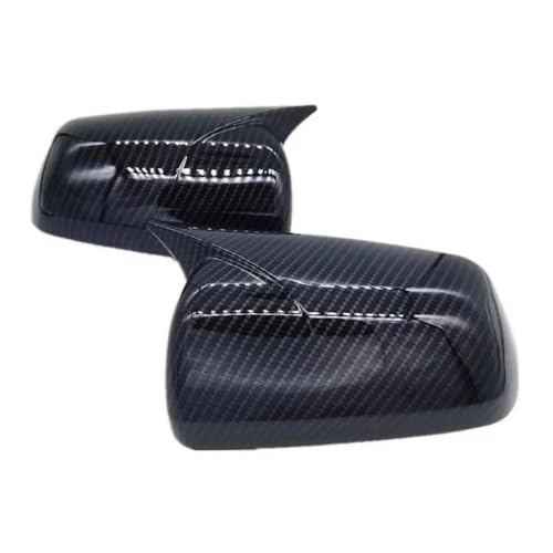 Couverture de miroir en fibre de carbone pour Mitsubishi Lancer Ex look sport