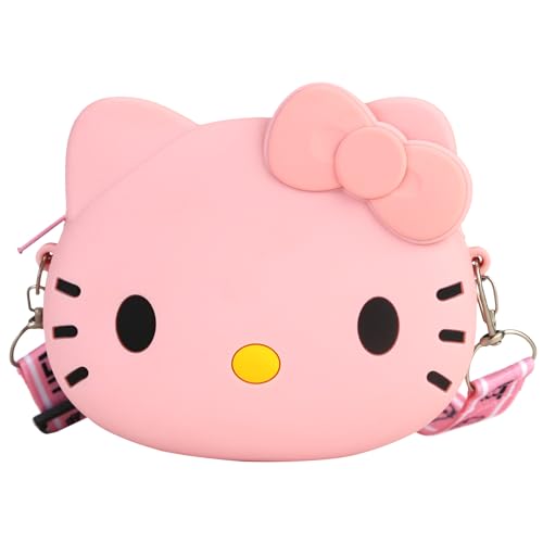 kawaii kitty bag bow cat cross body bagpu princess teen handbag accessories adjustable strap travel holiday gifts