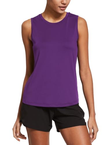 Image of baleaf Women's Workout Tank Tops Sleeveless Quick Dry Running Shirts Lightweight Loose Fit for Yoga Athletic Gym