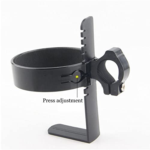 Porte-bouteille de vélo anti-vibration cage en aluminium noir VTT - 4