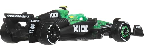 Image of Hot Wheels 1:64 Scale Premium Race Team Sauber - Driver 2 Die-Cast Formula 1 Collectible Toy Race Car with Real Riders Tires & Metal /Metal Body & Chassis