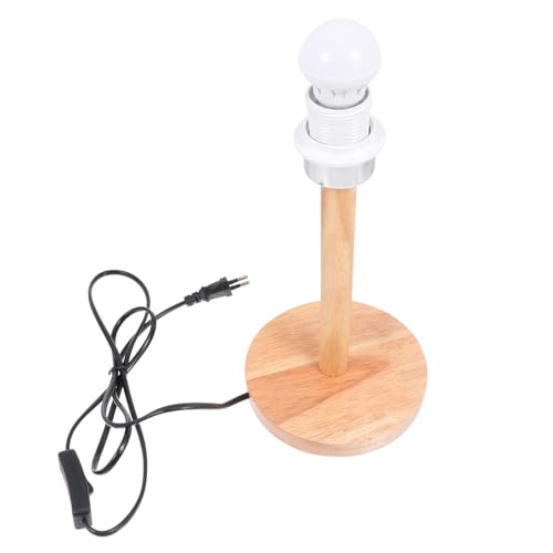 OUNONA 1 Pieza Soporte Madera Escritorio Base Accesorio Decorativo de Iluminación Altura de Estable y Instalación Salas