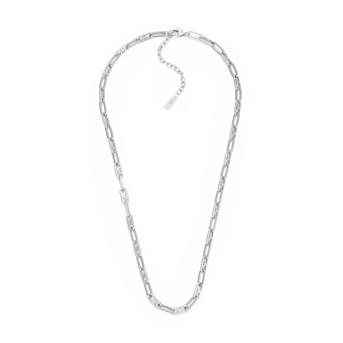 Collier homme Armani acier à mousqueton, le bijou quotidien du cadre urbain