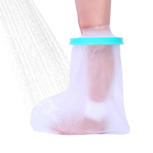 ZESLIV Protector de yeso para tobillo, cubierta impermeable para duchas después de la cirugía, vendaje de yeso para niños, bolsa de yeso reutilizable para vendajes