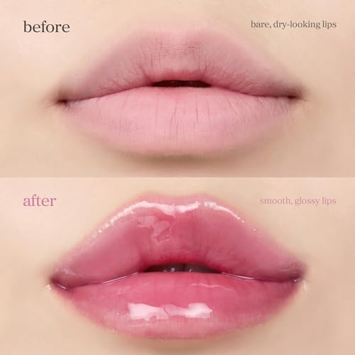 NOONI Korean Lip Oil - Applefig | Long-Lasting, Moisturizing, Plumping, Revitalizing for Dry Lips, Waterproof, No Peel Off, Hydrating, Stocking Stuffers, Cute Stuff, 0.12 FL Oz