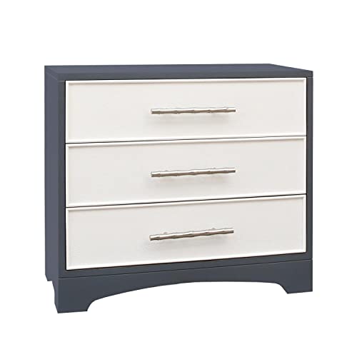 Stein World 17572 Celesta - 36 Inch 3-Drawer Chest, Archipelago/Grain De Bois Blanc/Grain De Bois Blanc Finish #TOP14