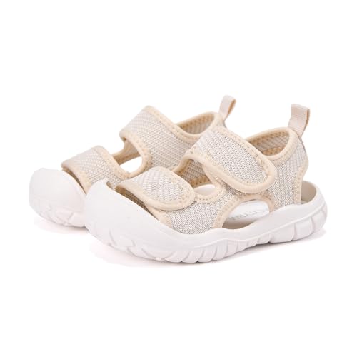 Image of BMCiTYBM Baby Boy Girl Closed Toe Summer Toddler Sandals Lightweight Shoes Infant Non-Slip First Walking Sneakers 6 9 12 18 24 Months 2-3 Years