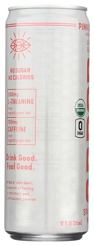 Image of Ardor Organic Pink Grapefruit Sparkling Energy Water, 12 FZ