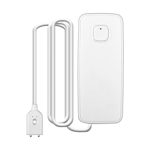 Sensor de agua inteligente WiFi Detector de fugas de agua Compatible con Tuya Smart Life, Google Assistant y Amazon Alexa