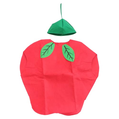 WRITWAA Disfraz Manzana Infantil Para Niños De 4 Años   Traje De Fruta Suave Y Cómodo Para Halloween Cosplay Y Fiestas Escolares