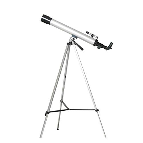 Telescopio refractor astronómico portátil 50mm con trípode miniatura 1