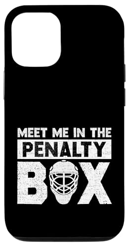 Hockey Season Meet Me in Penalty Box �z�b�P�[�t�@�� �z�b�P�[ �X�}�z�P�[�X iPhone 12/12 Pro �p