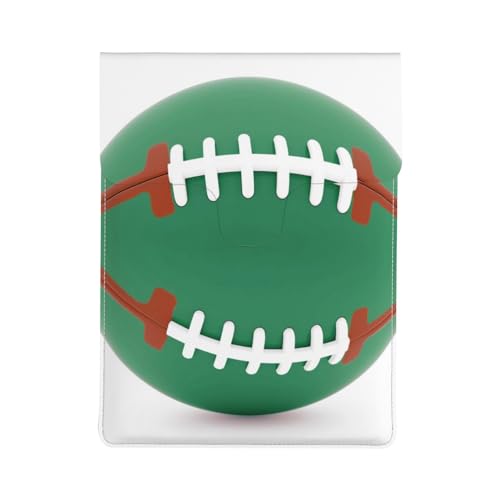 Housse ordinateur 13 pouces motif football vert sacoche fine antichoc