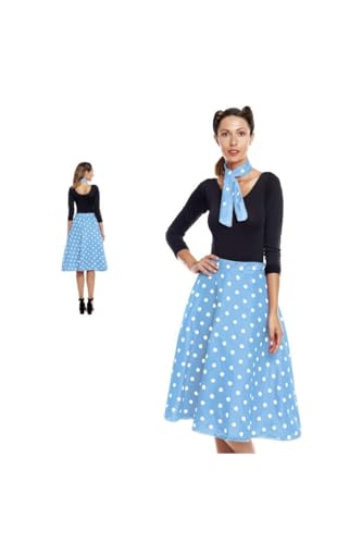 DISBACANAL Saia de mulher 50 - azul, M