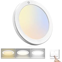 Lamparas De Techo Led Con Sensor De Movimiento Paideste Plafon Interior LED Techo con Sensor de Movimiento y luz seleccionable, 18W 1600LM, 3000K/4000K/6000K, Downlight Moderna para Pasillo, Cocina, Baño