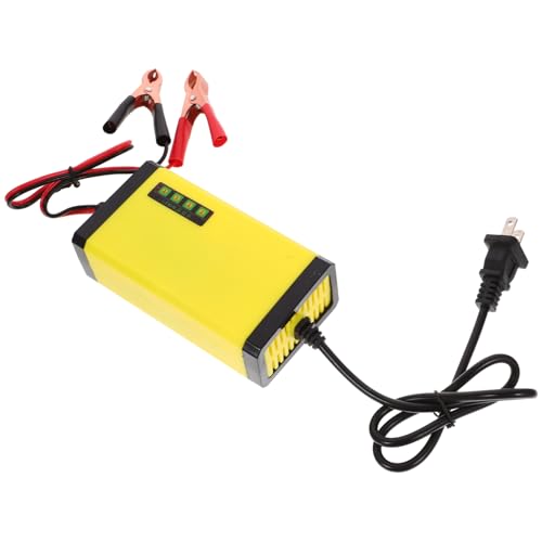 GLEAVI 12v 2a Motorcycle Battery Charger Volt Charger Battery Maintainer Compatible Portable Car Power Display (us Plug)