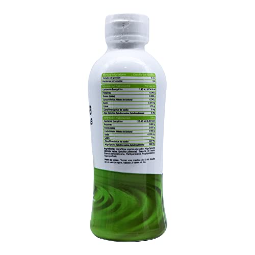 Vidanat Liquid Chlorophyll with Spirulina – Mint Flavor – 500ml (16.9 fl oz) – 100 Servings – Natural Detox & Cleanse, Immunity Support & Energy Booster - Image 4