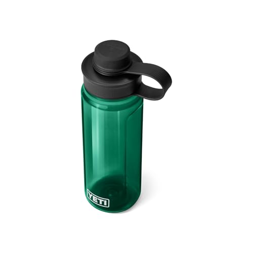 Image of YETI Yonder Water Bottle with Yonder Tether Cap, Lightweight, Leakproof and BPA-Free