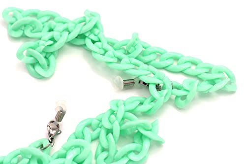 Catenella per occhiali - Cordino Occhaili - Catena per occhaili (Verde Acqua)