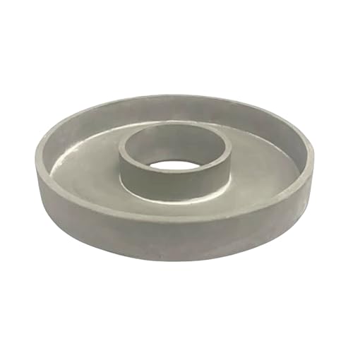 Seaside No.64 - Dekoteller Ring aus Beton - Kerzenständer, Betonring zur freien Dekoration zu jeder Jahreszeit - Nutzbar für Tischdekoration in Wohnzimmer, Küche und Esszimmer