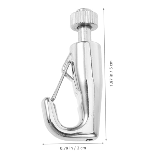 Image of jojofuny 2Pcs Adjustable Heavy Duty Picture Hanging Hooks for Wire Rope Durable Decorative Hardware for Home Office Gallery Decor and Classroom Use