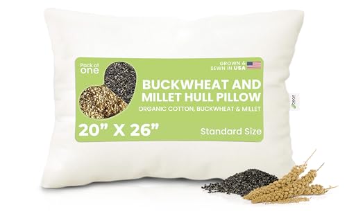 Bean Products Multi Grain Standard Bed Pillow for Sleeping
