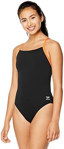Speedo Women's Endurance+ Flyback One Piece Swimsuit - Solid Team Colors, Multiple Sizes
